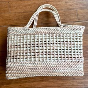 Large Tote Basket Handmade In Mexico